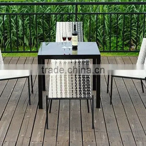 Outdoor Table With Chairs, Rattan Table With Chairs thumbnail-2