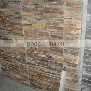 Natural Wall Sandstone Tile, Elegant Rusty Slate thumbnail-1