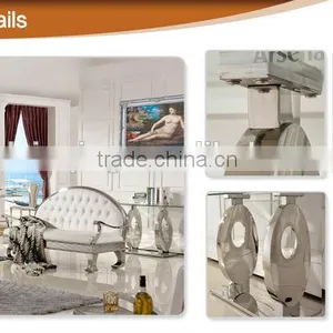 TH313 Guangdong Good Quality Glass Top Table thumbnail-6