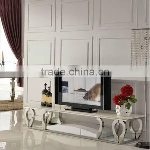 E376 New Style Stainless Steel TV Stand thumbnail-3