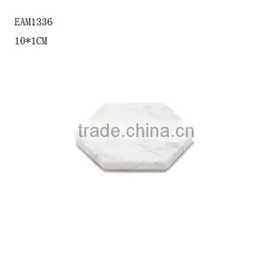 Natural Stone Table Tea Plate Marble Coaster thumbnail-1