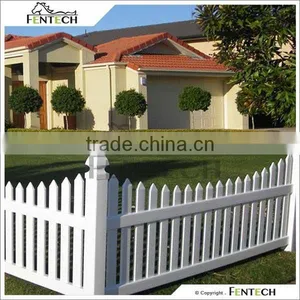 Fashion New Design High Quality Plastic/vinyl/pvc Scallop Picket Fence thumbnail-1