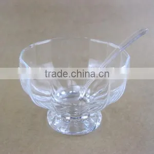 Glass Candy Bowl Round Glass Bowl Vase thumbnail-3