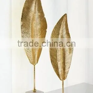 Gold Plated Leaf Fancy Sculpture thumbnail-1