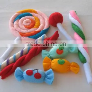 2017 China Hot Sale Hight Quality Products Eco Friendly Felt Material Handmade Wholesale Decoration Candy Toy for Kids thumbnail-1