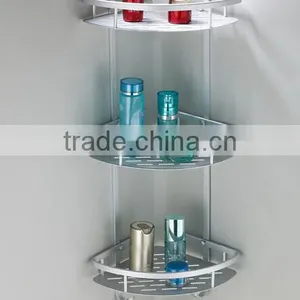 The Space Aluminum Alloy Three Layer Triangular Aluminum Rack Multifunctional Rack thumbnail-1