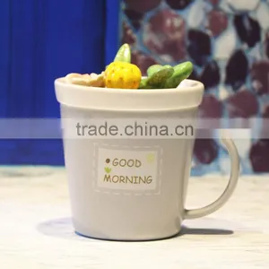Ceramic Cactus Lid Coffee Mug thumbnail-5