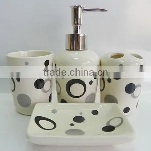 Wholesale Yellow Bathroom Accessories Set thumbnail-3