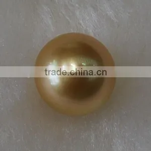 11-12mm Wholesale Natural Golden South Sea Pearl Beads thumbnail-1