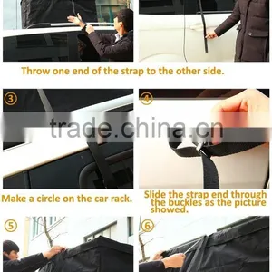 Upgraded Cargo Carrier Bag Hitch Tray Roof Top Cargo Bag,15 Cubic Feet thumbnail-5