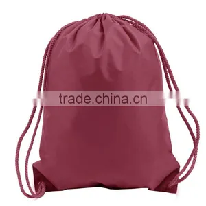 Recycled 210d Polyester Backpack Sport Cute Drawstring Bag for Kids thumbnail-6