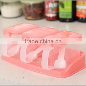 Custom Home Kitchen Plastic 3 Small Box Seasoning Storage Case Spice Container Supplier In ShenZhen thumbnail-2