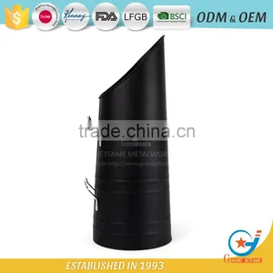 Iron Powder Coating Fireplace Tool Hod Coal Holder thumbnail-4