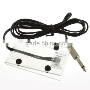 Acrylic Tattoo Machine Footswitch Power Supply Foot Pedal Controller Transparent thumbnail-1