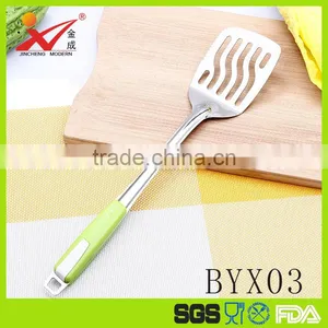 Long Handle Kitchen Cooking Slotted Turner BYX03 thumbnail-1