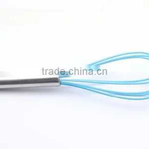 548-9B Silicone Eggbeater With Stainless Steel Handle thumbnail-1