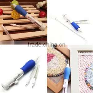3 Size Sewing Embroidery Stitching Punch Needle Craft Tool 2 Threader Guide DIY thumbnail-1