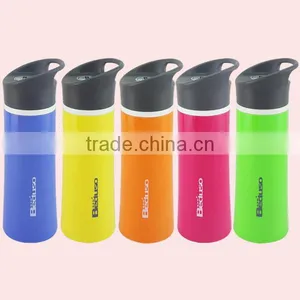 320ml Colorful Students Plastic Drinking Bottle With Handle thumbnail-1