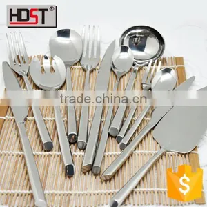 2015 New Design 24pcs Brilliant Silver Spoon & Fork Set, Good Quality Sample Free Flatware Wholesale thumbnail-1