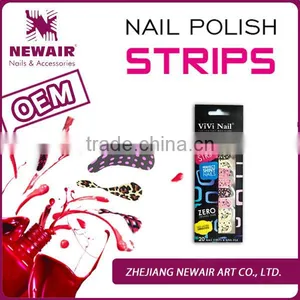 Zhejiang Yiwu Vivi Nail Peel off Full Cover Polish Nail Strips Nail Stickers thumbnail-1