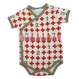 Organic Cotton Long Sleeve Newborn Baby Rompers With Organic Baby Kimono Bodysuits and New Style Baby t Shirts thumbnail-1