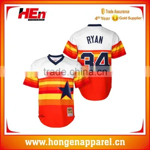 Hongen Apparel Dri Fit Colleague Children's Sportswear Softball Jersey Men Reversible Baseball Uniform thumbnail-1