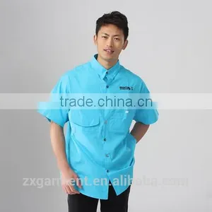 2017 Mens Shirt Cotton Custom Fishing Shirts Custom-made thumbnail-1