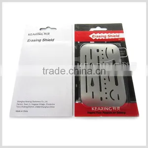 Kearing Promotional Aluminum Erasing Shield With Blister Card Package thumbnail-1