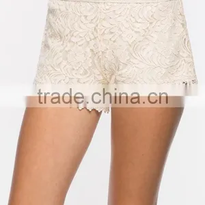 Summer Custom Nice Design Women Lace Shorts OEM Service thumbnail-5