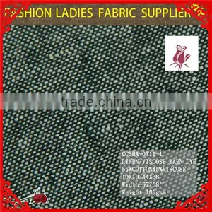 High Qulity Shirt Garmnts Dress 100% Cheap Linen Fabric thumbnail-1