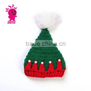 Hot Sale Christmas Baby Wool Hats, Color Matching Hats thumbnail-1
