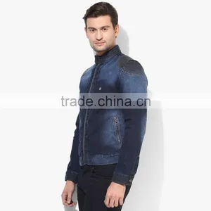 Wholesale Winter Mens Denim Jacket for Outdoor of Good Quality thumbnail-4