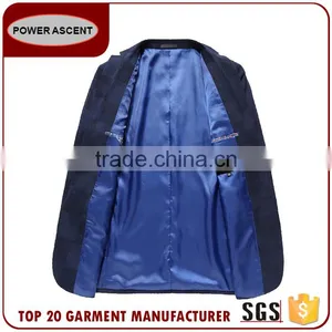Wholesale Casual Men'S Fashion Check Button Suit Jacket Blazer thumbnail-3