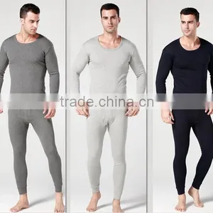 Hot Winter Mens Warm Thermal Underwear Mens Long Johns Sexy Black Thermal Underwear Sets Thick Plus Velet Long Johns For Man thumbnail-1