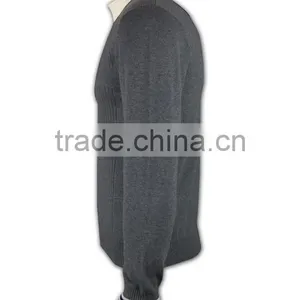 ISO9001/BSCI Manufature Customized Boys Knitted Varsity Cardigans Sweaters thumbnail-3