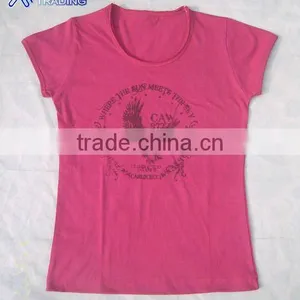 Nice Design Printed Cotton T-shirts Round Neck thumbnail-1