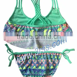2017 Custom Young Girls Hand-knitted Bikini thumbnail-2