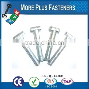 Made In Taiwan Metric Stainless Steel Zinc Plated T Bolt thumbnail-1