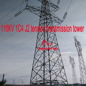 MEGATRO 110KV 1C4 J2 Tension Transmission Tower thumbnail-2