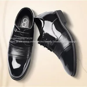 Mens Height Increasing Elevator Shoes for Wedding Formal Dress thumbnail-2
