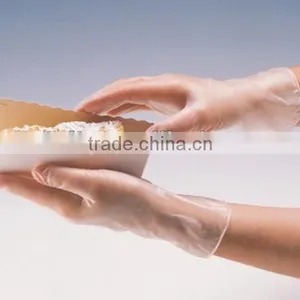 CE&ISO Approved Food Grade Processing Vinyl Pvc Powdered & Powdered Free Disposable Gloves thumbnail-1
