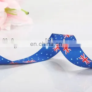 Hot Sale Austrilia Flag Printed Polyester Ribbon thumbnail-1