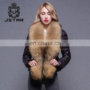 Super Quality Customize Down Womens Coats American Europen Style Coat Raccoon Fur Collardown Jacket For Winters thumbnail-1