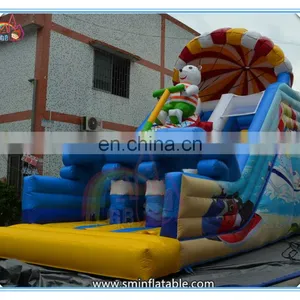 2016 Popular Design Inflatable Polar Bear Slide,inflatable Bounce Slide,bear Inflatable Double Slide thumbnail-1