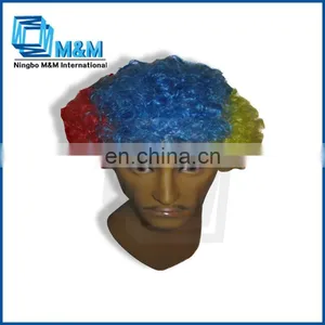 Fashion Ecuador Country Flag Design Cheering Wigs for Fans thumbnail-1