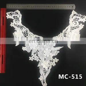 Embroidery Chemical Flower Neck Lace Collar thumbnail-6