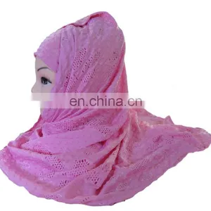 Solid Pink Color Scarf / Latest Hijab Scarves Headscarf For Casual Daily Wear / Party Wear Stoles 2017 / Ocassion Wear Pashmina thumbnail-3