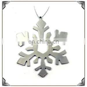 2014 Newest Zinc Alloy Snowflake Hanging Ornaments for Christmas thumbnail-1