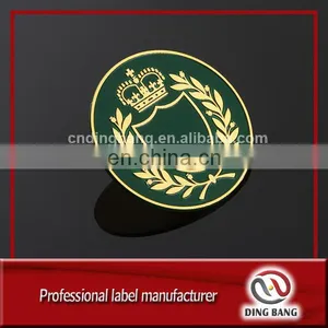 OEM Accepted High Quality Color Filled Type And Gold Plated Promotion Self Adhesive Custom Metal Nameplate thumbnail-1