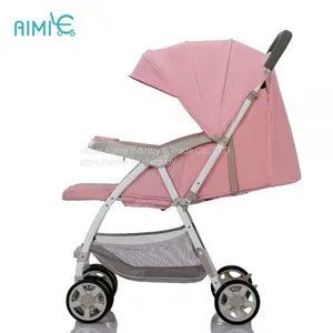 Modern Carriage Single Pushchair Easy Folding Travel Pram China Factory thumbnail-3